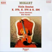 CD - Wolfgang Amadeus Mozart - Violin Sonatas K.378, K.376 & K.296