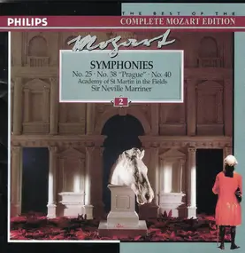 Wolfgang Amadeus Mozart - Symphonies No. 25, No 38 'Prague', No. 40