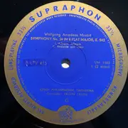 LP - Wolfgang Amadeus Mozart , The Czech Philharmonic Orchestra , Václav Talich / Slovak Philharmonic Or - Sinfonie Nr. 39,  Es-dur KV 543 / Serenata Notturna Nr. 6, D-dur KV 239