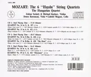CD-Box - Mozart - The 6 'Haydn' String Quartets