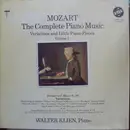 LP-Box - Mozart - Walter Klien - Complete Piano Music - Variations & Little Piano Pieces, Vol. I - Universal use