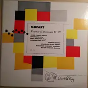LP - Wolfgang Amadeus Mozart , Walter Reinhart - Vesperae De Dominica, K.321