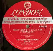 LP - Mozart - Quartet No. 20 In D Major K.499 (Hoffmeister) / Quartet No. 22 In B Flat Major K.589