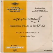 10'' - Wolfgang Amadeus Mozart , Wiener Symphoniker , Ferenc Fricsay - Symphonie Nr. 29 A-dur KV 201