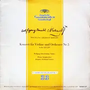 10'' - Mozart - Konzert Für Violine Und Orchester Nr. 5 A-dur KV 219