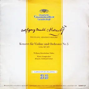 Wolfgang Amadeus Mozart - Konzert Für Violine Und Orchester Nr. 5  A-dur KV 219