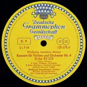 LP - Mozart - Violinkonzerte D-dur KV 218 Und A-dur KV 219