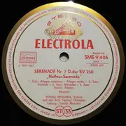LP - Wolfgang Amadeus Mozart , Yehudi Menuhin , Bath Festival Orchestra - Serenade Nr. 7 D-Dur KV 250 - Haffner Serenade