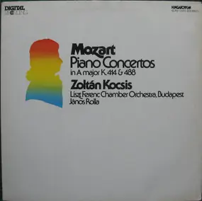 Wolfgang Amadeus Mozart - Piano Concertos In A Major K.414 & 488