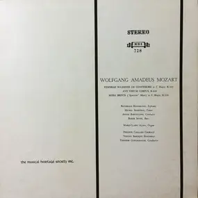 Wolfgang Amadeus Mozart - Vesperae Solemnes De Confessore In C Major, K. 339 / Ave Verum Corpus, K. 618 / Missa Brevis ("Spar