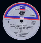 LP - Wolfgang Amadeus Mozart / Vladimir Ashkenazy , Philharmonia Orchestra - Piano Concertos · Klavierkonzerte No. 23, K.488 · No. 27, K.595