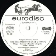 10'' - Mozart / Jerger - Eine Kleine Nachtmusik KV 525 / Salzburger Hof- und Barockmusik