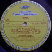 LP - Wolfgang Amadeus Mozart / Carl Maria von Weber / Joseph Küffner - Sabine Meyer • Philharmonia Quart - Klarinettenquintett / Introduktion, Thema Und Variationen