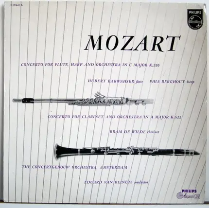 Mozart - Concerto For Clarinet And Orchestra K. 622 / Concerto For Flute, Harp and Orchestra K. 299