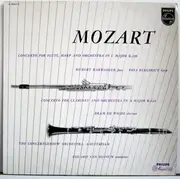 LP - Wolfgang Amadeus Mozart / Concertgebouworkest , Hubert Barwahser , Phia Berghout , Bram De Wilde , - Concerto For Flute, Harp & Orchestra K.299 / Concerto For Clarinet & Orchestra K.622