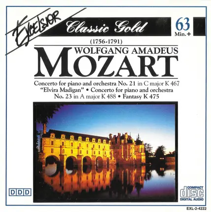 Mozart - Concerto For Piano And Orchestra No. 21 In C Major K 467 "Elvira Madigan" / Concerto For Piano And