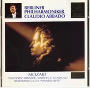 CD - Wolfgang Amadeus Mozart / Claudio Abbado , Berliner Philharmoniker - 'Posthorn' Serenade · Marches, K.335 Nos. 1 & 2 · Divertimento, K.251  'Nannerl Septet'