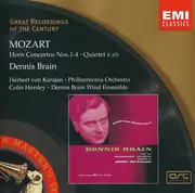CD - Wolfgang Amadeus Mozart / Dennis Brain , Herbert von Karajan , Philharmonia Orchestra , Colin Horsl - Horn Concertos Nos.1-4 • Quintet K.452