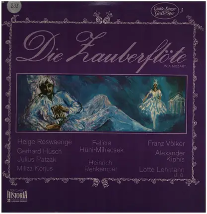 Wolfgang Amadeus Mozart - Die Zauberflöte ,, Helge Rosvaenge, Gerhard Hüsch