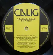 LP - Mozart / Mendelssohn - 2 Konzertstücke Für Klarinette Bassetthorn Und Klavier Op. 113/114 - Klarinettenquintett A-Dur Kv 581