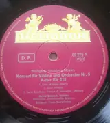 LP - Wolfgang Amadeus Mozart / Felix Mendelssohn-Bartholdy · David Oistrach Und Igor Oistrach - Violinkonzert Nr.5 A-Dur KV 219 · Violinkonzert E-Moll Op. 64