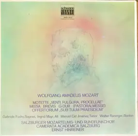 Wolfgang Amadeus Mozart - Motette 'Venti, Fulgura, Procellae' / Missa Brevis G-Dur (Pastoralmesse) / Offertorium 'Sub Tuum Pr