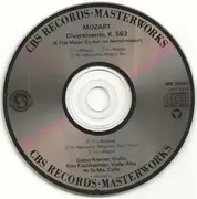 CD - Wolfgang Amadeus Mozart / Gidon Kremer , Kim Kashkashian , Yo-Yo Ma - Divertimento, K.563