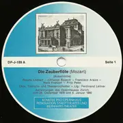 LP - Wolfgang Amadeus Mozart / Giuseppe Verdi - Opernhaus Zürich Live Die Zauberflöte / Don Carlo