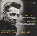 LP - Wolfgang Amadeus Mozart ,Joseph Haydn - Wiener Philharmoniker , Karajan - Symphonie Nr. 41 C-dur 'Jupiter' / Symphonie Nr. 103 Es-dur 'Mit Dem Paukenwirbel'
