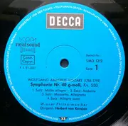 LP - Mozart / Haydn / von Karajan - Mozart Symphonie Nr. 40 g-moll, KV 550 /