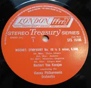 LP - Wolfgang Amadeus Mozart / Joseph Haydn - Wiener Philharmoniker , Herbert Von Karajan - Mozart Symphony In G Minor, K. 550 / Haydn Symphony In D Major, No. 104