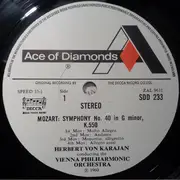 LP - Mozart / Haydnn - Symphony No. 40/ Symphony No. 104 (Karajan)
