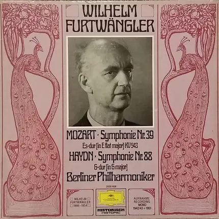 Mozart / Haydn - Symphonie Nr. 39 / Symphonie Nr. 88 (Wilhelm Furtwängler)