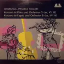 LP - Wolfgang Amadeus Mozart - Konzert Für Flöte Und Orchester G-dur, KV 313 / Konzert Für Fagott Und Orchester B-dur, KV 191