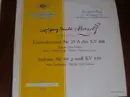 LP - Wolfgang Amadeus Mozart - Konzert Für Klavier Und Orchester Nr. 23 A-dur KV 488; Sinfonie Nr. 40 G-moll KV 550