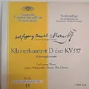 10'' - Mozart - Klavierkonzert D-Dur KV 537 Krönungskonzert