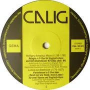 LP - Wolfgang Amadeus Mozart / Ludwig van Beethoven / Hanns Reinartz , Kurt Hausmann , Stephen Ayrton , - Adagio In C-Dur Für Englisch-Horn Und Streichorchester (KV 580a Anh. 94) / Variationen In C-Dur Über 'Reich Mir Die Hand, Mein Leben' Für Zwei Oboen