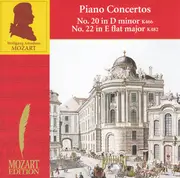 CD - Wolfgang Amadeus Mozart - Piano Concertos No. 20 In D Minor K466. No. 22 In E Flat Major K482
