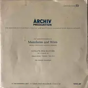 10'' - Mozart - Sonate Für Klavier Nr.11 A-dur KV 331