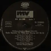 LP - Wolfgang Amadeus Mozart - 6 Sonaten Für Flöte Und Klavier