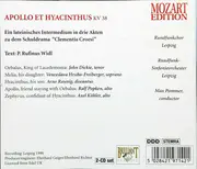 Double CD - Mozart - Apollo Et Hyacinthus KV 38