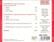 CD - Wolfgang Amadeus Mozart - Concertos For 2 & 3 Pianos Concert Rondos