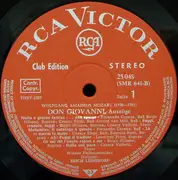 LP - Mozart - Don Giovanni  Auszüge