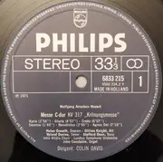 LP - Mozart - Krönungsmesse KV 317 / Vesperae Solennes De Confessore KV 339