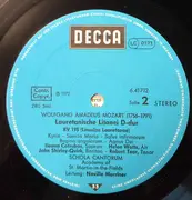 LP - Wolfgang Amadeus Mozart / Cotrubas, Watss, Tear, Shirley-Quirk - Krönungsmesse / Lauretanische Litanei KV 195