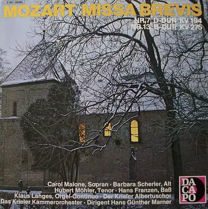 Mozart - Missa Brevis