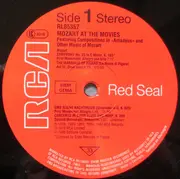 LP - Wolfgang Amadeus Mozart - Mozart At The Movies