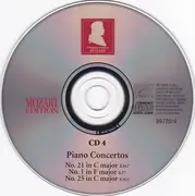 CD - Wolfgang Amadeus Mozart - Piano Concertos No. 21 In C Major K467 / No. 1 In F Major K37 / No. 25 In C Major K503