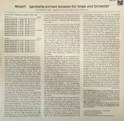 LP - Wolfgang Amadeus Mozart - Sämtliche Kirchensonaten Für Orgel Und Orchester