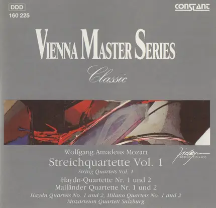 Wolfgang Amadeus Mozart - String Quartets Vol. I